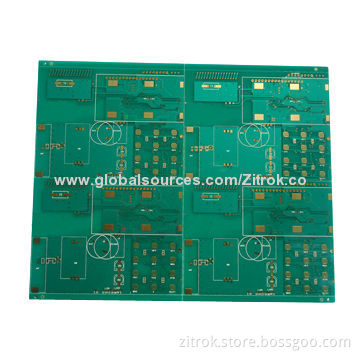 Green solder mask 1.6mm Board Thickness FR4 PCBNew